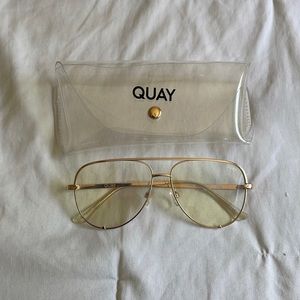 Quay High Key Mini blue light glasses